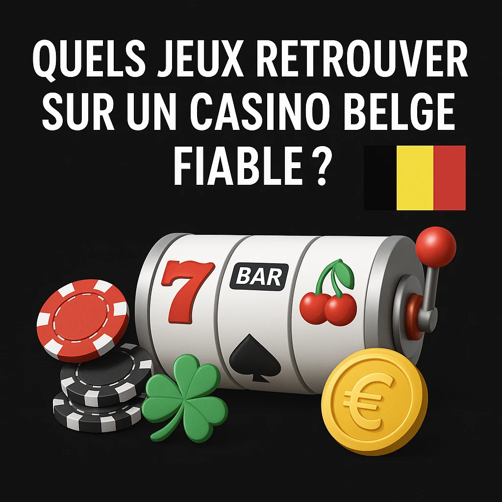 Quels Jeux Retrouver sur un Casino Belge Fiable ?